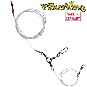 Premium Naturkder Vorfach Ein  Arm - System
