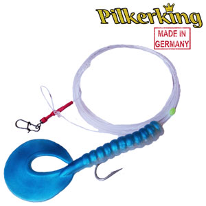 Pilkerking Twister Vorfach/ blau - perlmuttweis