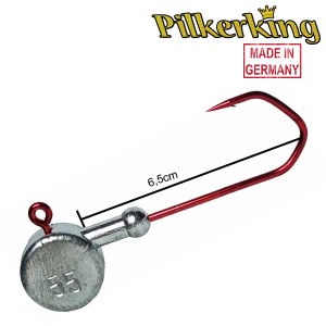 2x Pilkerking Bullseye Jigkopf 45g-80g VMC 5150RD