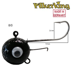 Jig - King one 75g - 240g schwarz/ glitter VMC 9131 PS